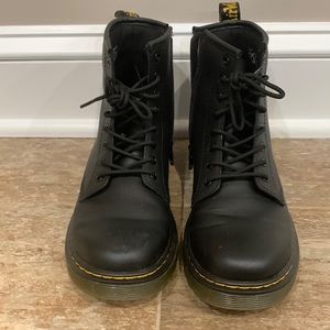 Dr Martens or Doc Martens black Air Wair boots, size Youth 4/Womens 6 (36)